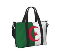 Bandiera dell'Algeria Stampa Donne Uomini Borsa a Mano da Viaggio per Pieghevole Borsa Portatile per Viaggi di Fine Settimana Viaggi