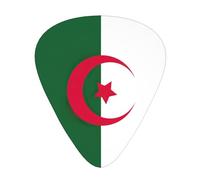 Bandiera dell'Algeria Stampa Organizer Scatola di Immagazzinaggio Spessore Differente Plettri Per Chitarra Acustica