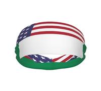 Bandiera dell'amicizia America Nigeria Migliora le tue prestazioni con fasce per il sudore alla moda: ideali per qualsiasi attività!