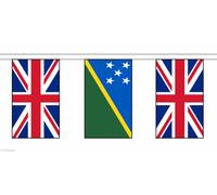 Bandiera dell'amicizia Regno Unito e Oceania Bunting - 10 m con 28 bandiere -...