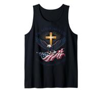 Bandiera dell'aquila One Nation Under God 250 Years Blessed 1776-2026" Canotta