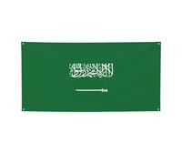 Bandiera dell'Arabia Saudita con stampa per feste, decorazioni per tutte le occasioni, per il Ringraziamento, feste di compleanno e molto altro ancora