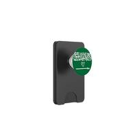 Bandiera dell'Arabia Saudita Cuore Saudita Giornata nazionale del patrimonio orgoglioso PopSockets PopWallet per MagSafe