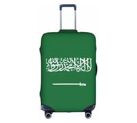 Bandiera dell'Arabia Saudita Stampa Lavabile Viaggio Bagaglio Copertura Personalizzata Protector per Business Leisure, bianco, M