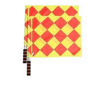 Bandiera Dell'Arbitro Di Calcio 5pcs Soccer Referee Flag Sport Training Useful Tool Per Calcio(Color2)