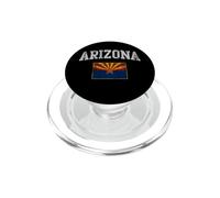 Bandiera dell'Arizona da uomo, donna, bambino, design retrò invecchiato PopSockets PopGrip per MagSafe