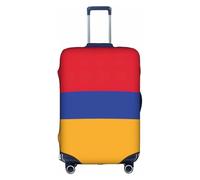 Bandiera dell'Armenia - Copertura per valigia, trolley, elastica, lavabile, antigraffio, adatta per 45-81 cm, bianco, L