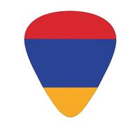 Bandiera dell'Armenia Plettri per chitarra, realizzati in materiale ABS, adatti per chitarre acustiche, chitarre elettriche, ecc.