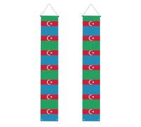 Bandiera dell'Azerbaigian Laurea Portico Banner Decorazioni Appese Segno Riutilizzabile College Feste Cerimonie Porta d'ingresso