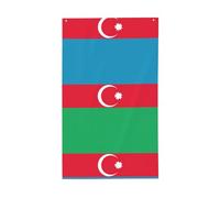 Bandiera dell'Azerbaigian Leggero, cadente e facile da installare, la bandiera è adatta sia per uso interno che esterno.