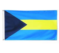 Bandiera delle Bahamas con occhielli - fatta a mano nel Regno Unito