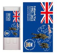 Bandiera delle Falkland,Bandiera della barca e della casa sull'albero con maniche - Commemorando la guerra delle Falkland, mostra il patriottismo, decorazioni di platino di del giubileo di 3 piedi x 5