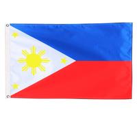 Bandiera delle Filippine con occhielli - fatta a mano nel Regno Unito