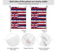 Bandiera delle Hawaii americana. Adatta per interni ed esterni, perfetta per casa, giardino, eventi e manifestazioni patriottiche.