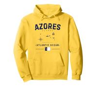 Bandiera delle Isole Azzorre Stemma Atlantico Souvenir Felpa con Cappuccio