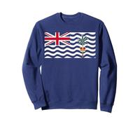 Bandiera delle Isole CHAGOS Territorio dell'Oceano Indiano Britannico Felpa