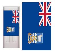 Bandiera delle Isole Falkland | Bandiera della barca e della casa sull'albero con maniche, della Union Jack di 3 piedi x 5 piedi con Sua Maestà la Regina, che commemora la guerra delle Falklan