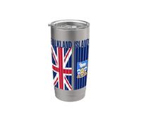 Bandiera delle Isole Falkland Bicchiere termico in acciaio inox doppia parete
