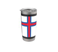 Bandiera delle Isole Faroe Bicchiere termico in acciaio inox doppia parete
