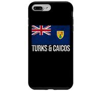 BANDIERA DELLE ISOLE TURCHE E CAICOS PROVIDENCIALES ISLANDER Custodia per iPhone 7 Plus/8 Plus
