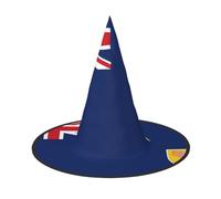 Bandiera delle Isole Turks e Caicos, 3 pezzi, cappello da strega per Halloween, adatto per giochi teatrali