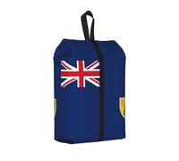 Bandiera delle Isole Turks e Caicos Borsa per scarpe da viaggio resistente all'acqua con maniglia per valigia scarpe da ginnastica stivali palestra 1 PC, 1 pezzo., One Size, Classico