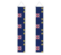 Bandiera delle Isole Turks e Caicos Laurea Portico Banner Decorazioni Appese Cartello Riutilizzabile College Feste Cerimonie Porta d'ingresso