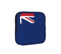 Bandiera delle Isole Turks e Caicos Periodo Proof Storage Bag-Feminine Hygiene Travel Case per assorbenti igienici, discreto sacchetto mensural per borsa ufficio