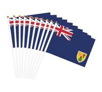 Bandiera delle Isole Turks e Caicos Stampa Bandiera Palmare Bandiere Leggere Feste Eventi Anniversario Decor Varie Occasioni