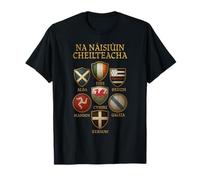 Bandiera delle Nazioni celtiche con Scudo mitologico Maglietta