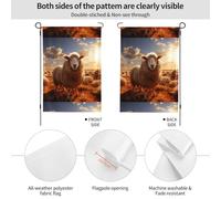 Bandiera delle pecore australiane. Adatta per interni ed esterni, perfetta per casa, giardino, eventi e manifestazioni patriottiche.