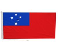 Bandiera delle Samoa con corda e levetta - fatta a mano nel Regno Unito