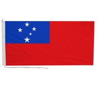 Bandiera delle Samoa con corda e levetta - fatta a mano nel Regno Unito