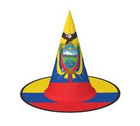 Bandiera dell'Ecuador 1 pz Halloween strega cappello costume partito cappello adatto per giochi teatrali accessori