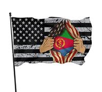 Bandiera dell'Eritrea Blood Inside Me Bandiera 9,1 x 1,5 m Bandiere da muro dai colori vivaci e resistenti allo sbiadimento UV per esterni ed interni