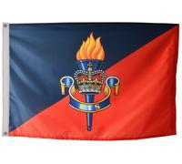 Bandiera dell'esercito britannico con occhielli del servizio di istruzione e ...