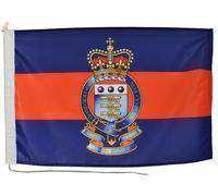 Bandiera dell'esercito britannico Royal Army Ordnance Corps con corda e inter...