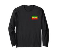 Bandiera dell'Etiopia grafica per uomini, donne, bambini Maglia a Manica