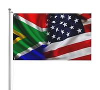 Bandiera Dell'Individualità American South African Bandiera Da Cortile Poliestere Bandiera Personalizzata Per Camion, Barca, Cortile, 90X150cm