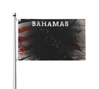 Bandiera Dell'Individualità Bahamas Map Bandiera Personalizzata Decorazione Bandiera Pirati Per Barca, Camion, La Fattoria All'Aperto, 90X150cm