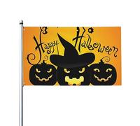 Bandiera Dell'Individualità Happy Halloween Bandiera Pirati Piccola Bandiera Personalizzata Per Feste, La Fattoria All'Aperto, Cortile, 90X150cm