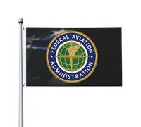 Bandiera Dell'Individualità The United States Federal Aviation Administration Bandiera Da Giardino Colore Vivido Bandiera Personalizzata Per La Fattoria All'Aperto, Cortile, Barca, 90X150cm