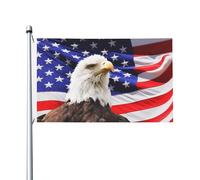 Bandiera Dell'Individualità Usa American Flag Bald Bandiera Personalizzata Resistente Ai Raggi Uv Bandiera Pirati Per Decorazione Domestica, La Fattoria All'Aperto, Cortile, 90X150cm