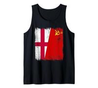 Bandiera Dell'Inghilterra dell'Unione Sovietica Patrimonio dell'URSS Inglese Canotta