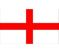 Bandiera dell'Inghilterra di San Giorgio, resistente, 9,6 x 60 cm, con corda e levetta FlagSuperstore