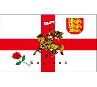 Bandiera dell'Inghilterra St George Charger, resistente, 91 x 60 cm, con corda e levetta FlagSuperstore