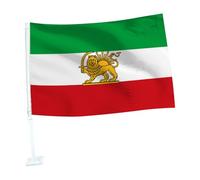 Bandiera dell'Iran, bandiera dell'Iran, 30 x 45 cm, tessuto in poliestere resistente, per interni ed esterni, bandiera leone dell'Iran, facile da montare, per decorazione ed esposizione di veicoli (3