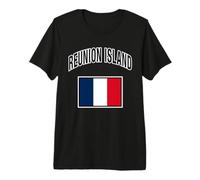 Bandiera dell'isola della Reunion Maglietta Premium