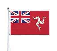 Bandiera dell'Isola di Man, 3x5 piedi, decorazione per esterni, per casa e giardino