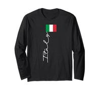 Bandiera dell'Italia con Design Patriottico Maglia a Manica